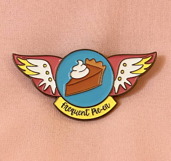 Waitress Broadway Musical inspired Frequent Pie-ers Enamel Pin