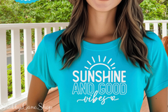 We are all about happy and positive vibes!  
Our T-shirt of the month club has a different theme each month, but always about happy things! 