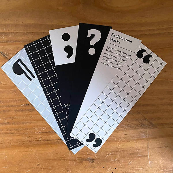 Punctuation Bookmark Set