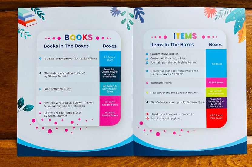 Cool for School tween book box
