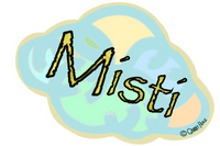 Personalized sticker design for one member. All name designs by Quirky Pickle are made to order & only for that one person. 