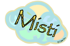 Personalized sticker design for one member. All name designs by Quirky Pickle are made to order & only for that one person. 