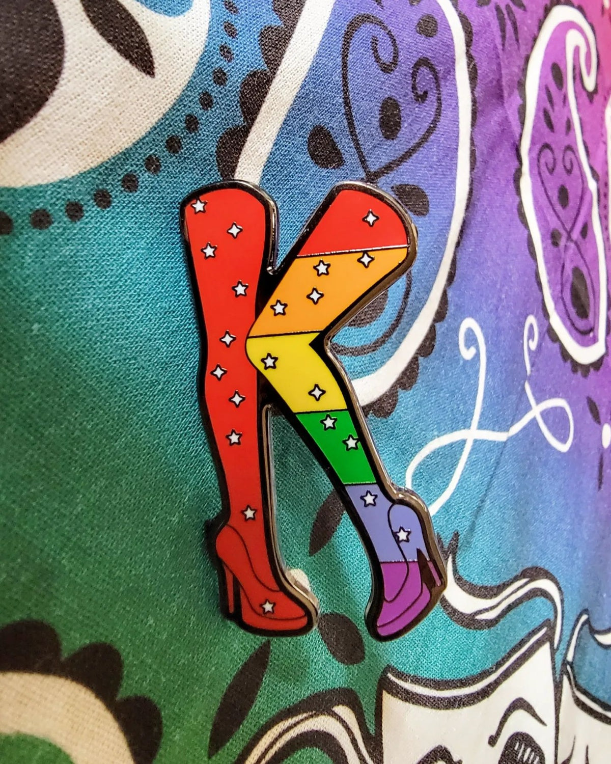 Official Kinky Boots Broadway Musical inspired Pride Rainbow enamel pin