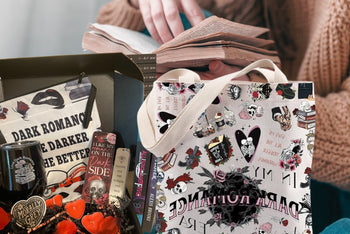 "Surprise Me"! Dark Romance Variety Box. Books + high quality bookish merch!