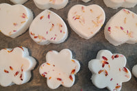 Natural bath bombs with amazing additives to moisturize and hydrate all skin types; leaving you soft and smooth