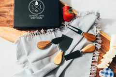 Ironwood Gourmet Cheese Knives || Acacia Wood