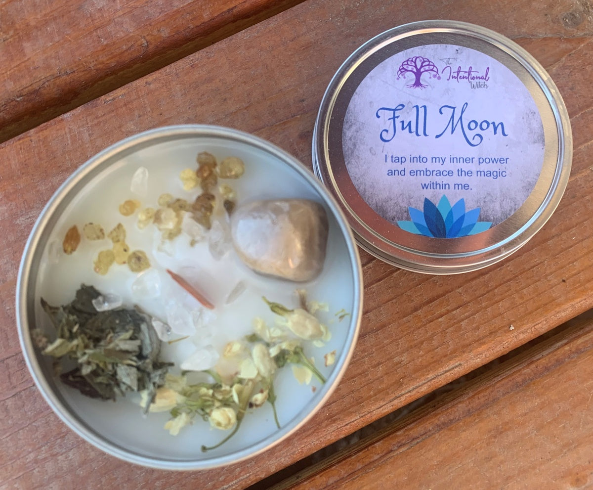 Full Moon Intention Candle