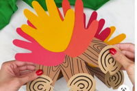 Construct a Campfire Craft in the 6-8 craft box