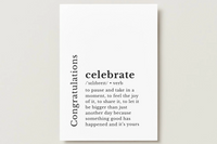 Congratulations Greeting Card with Loose Leaf Tea by Aura Herbal Teas