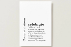 Congratulations Greeting Card with Loose Leaf Tea by Aura Herbal Teas