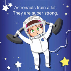 I Like Astronauts : Astronaut book for girls: Kids space book level 2 (I can read first grade books)