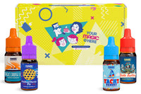 Enchanted Fragrance Oil subscription featuring 4 different 10ml dropper bottle fragrance oil scents delivered monthly.