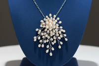 A pearl is a living jewelry. Handcrafted freshwater pearl brooch pendant. The 2025 trend for unique style. Say yes to one of a kind.