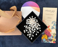 Dreamcloud handcrafted freshwater pearl brooch and pendant jewelry Gift Box