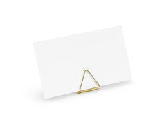 Gold Metal Place Card Holders x10