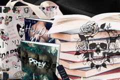Dark Romance Book Box with bookish themed merchandise expertly curated and custom-made by Gothika Books!