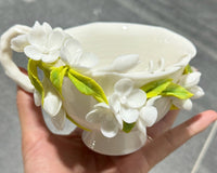 Dreamcloud Modern Floral Ceramic Tea and Coffee Set