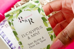Smom's Lifestyle Soap Subscription Box -  Unboxing Eucalyptus Mint scented soap for refreshing clarity for relaxing in your self care bath