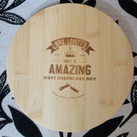Sweeney Todd and Waitress Broadway Musical inspired Engraved Cutting Board and Charcuterie Board - Broadway Pie Fusion