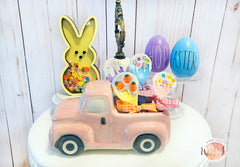 Easter Mini Wood Spoons | Holiday Tiered Tray Decor | Fake Drizzle Sprinkles