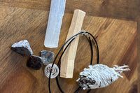 Preparation is helpful before beginning. Smudging the space you will meditate in removes possible low energy vibrations.