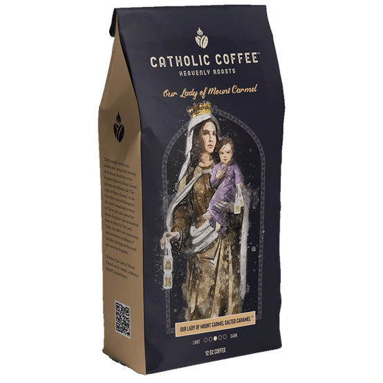 Bags of 12 oz Saint Coffee
