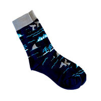 Whale Watching Sock - Men's