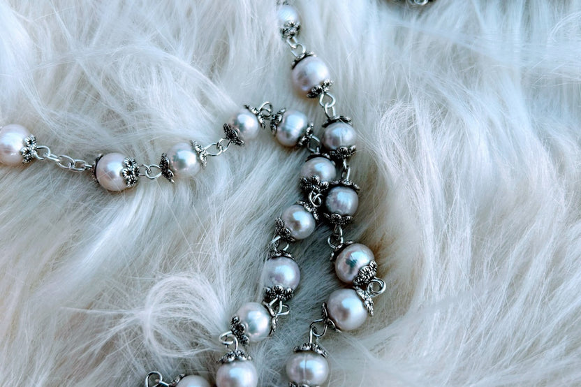 Natural Freshwater Pearl rosary
