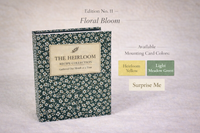 Floral Bloom Binder with Page Color Options, or a Surprise Me option if you can't decide, and a beautiful choice will be selected for you. 