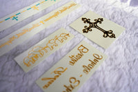 Catholic Temporary tatoos