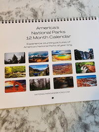 2023 National Park Wall Calendar