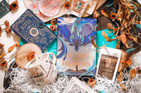 book-themed mystery box with exclusive editions