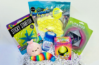 Easter Fidget Toy Box bubble pop, grow egg, starfish stretch, army crawlies, OMG Pop Top Trenz, Foam Alive