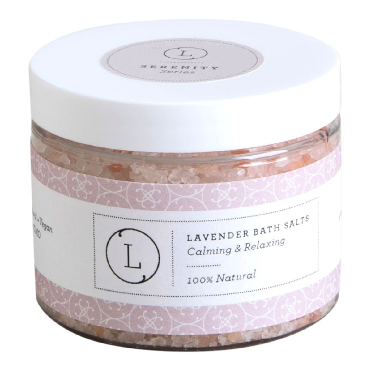 Lavender Natural Bath Salt Soak with Dead sea, Epsom and Himalayan salts