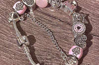Super Cute Classic Pink Mini Mouse Charm Bracelet