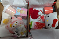 slime cute boxes, hello kitty, blind box figures, mystery unboxing, labubu, gift for friends, gift for teens