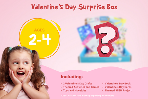 Valentine's Day Surprise Box for Ages  2-4