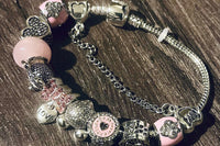 Super Cute Classic Pink Mini Mouse Charm Bracelet