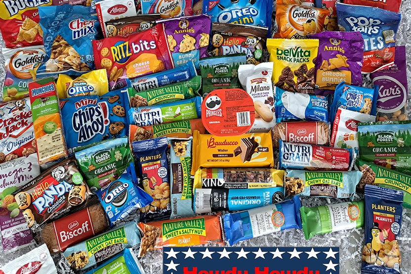 Bonanza! Snack Box - 60 Name-Brand Snacks