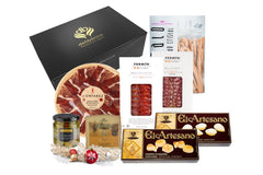 Deliberico's 'Jingle Bells Gift Box' is a festive feast, offering a delicious assortment of charcuterie, fine cheeses, and indulgent treats.