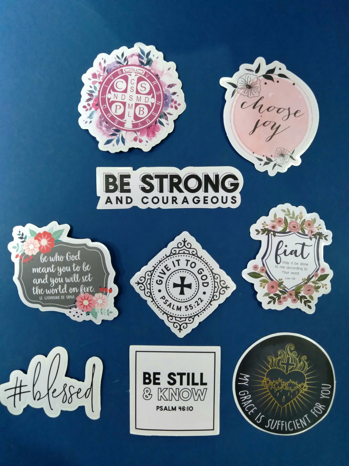 9 pack of holiness stickers