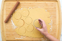 Apricot Cloud French Pastry baking subscription box kit featuring airy French pastry filled with vanilla pastry cream and apricot.