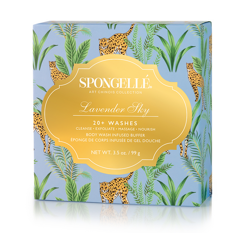Spongelle Lavender Sky Body Wash Infused Buffer