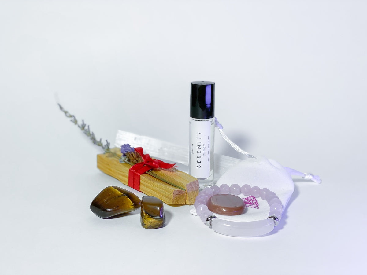 HEALING CRYSTALS RITUAL KIT (retail value $45.) Great for morning or evening rituals, or mediation. amplify your energy, and heighten your spiritual enlightenment with our Healing Crystals Set. Manifest More Abundance, Love, and Peace!