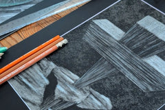 Our April 2026 Art Box, will include the drawings, Natures Grail and Soaring Faith.  Come and get dirty with us and create.