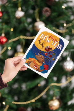 Happy New Year Puzzle Card