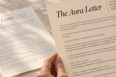 The Aura Letter by Working On My Aura x Coquihalla | Monthly Snail Mail Subscription