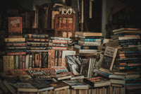 A person holding an open hardcover book with red edges, showcasing a cozy reading moment for book lovers with the Fantasy Books Club subscription
