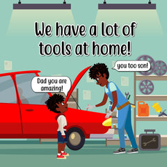 My Little Builder: Toddler Learn All About Tools To Fix and Build Things (Daddy Books)