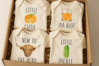 Baby Clothing Subscription Box Onesie® Pregnancy Reveal Newborn Infant Cute Funny One-Piece Romper Baby Shower Sprinkle Gift Christmas 